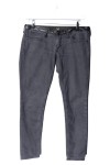 Vorschaubild 1 von Damen Jeans Straight Leg Grau W31 Lederdetails Stretch Casual