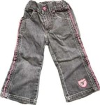 Vorschaubild 1 von Jeans Bootcut Mädchen Gr. 92 Grau Casual Baumwolle Hose