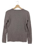 Vorschaubild 2 von Strickjacke Damen Gr. 36/S Braun Viskose Klassisch Elegant