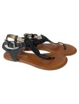 Vorschaubild 1 von Damen Sandalen Gr. 37 Schwarz Vintage Cut-Outs Riemchen