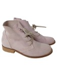 Vorschaubild 1 von Damen Stiefelette Gr. 36 Rosa Wildleder Vintage Bohemian Casual
