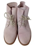 Vorschaubild 2 von Damen Stiefelette Gr. 36 Rosa Wildleder Vintage Bohemian Casual