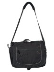 Vorschaubild 1 von Herren Aktentasche Business Messenger Bag Schwarz Polyester