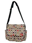 Vorschaubild 1 von Wickeltasche Mehrfarbig Punkte Baby Windeltasche Schultertasche 36x29cm