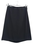 Vorschaubild 1 von A-Linienrock Damen Gr. 44/XXL Schwarz Elegant Business Midi Falten