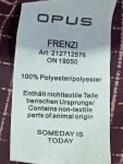 Vorschaubild 4 von Damen Hemdbluse Gr. 40/L Lila Grafisch Klassisch Elegant Polyester
