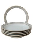 Vorschaubild 1 von JOHANN SELTMANN Hohenstauf Suppenteller 5x Porzellan Weiß 23cm Festlich Elegant