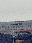 Vorschaubild 3 von High Waist Jeans Damen Blau W29/38 Baumwolle Uni