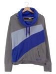 Vorschaubild 1 von SUBLEVEL Damen Fleecepullover Grafik Print Rollkragen Grau M