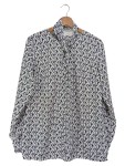 Vorschaubild 1 von Bluse Damen 38/M Weiß Abstrakt Muster Elegant Schleife