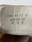Vorschaubild 4 von Damen Schnürschuhe Gr. 38 Beige Leder Casual Vintage Halbschuhe