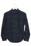 Vorschaubild 1 von abercrombie and fitch Hemdbluse Damen Gr. 32/XXS Blau Kariert Casual