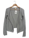 Vorschaubild 1 von Strickjacke Damen Gr. 34/XS Grau Casual Elegant Cardigan