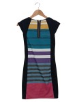 Vorschaubild 2 von Damen Freizeitkleid 34;XS Mehrfarbig Gestreift Baumwolle