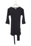 Vorschaubild 1 von Freizeitkleid Damen Schwarz Gr. S Polyester Uni Elegant Klassisch