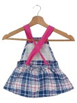 Vorschaubild 2 von Engee Jeanskleid Kinder Mädchen Gr. 74 Kariert Mehrfarbig Casual Baumwolle