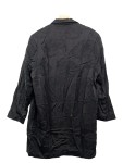 Vorschaubild 2 von Damen Klassischer Mantel Gr. 38/M Schwarz Elegant Florales Muster