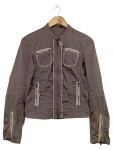 Vorschaubild 1 von Damen Sweatjacke Gr. 34/XS Braun Vintage Streetwear