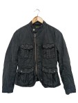 Vorschaubild 1 von Damen Jeansjacke Schwarz Gr. 34/XS Streetwear Military Vintage