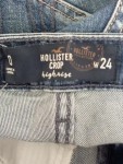 Vorschaubild 3 von Damen Destroyed Jeans Crop High Rise W24 Blau Casual