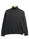 Vorschaubild 1 von Kinder Pullover Rollkragen Grau Gr. 164 Viskose Basic