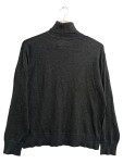 Vorschaubild 2 von Kinder Pullover Rollkragen Grau Gr. 164 Viskose Basic