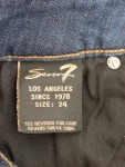 Vorschaubild 3 von Damen Skinny Jeans Blau W24/32/XXS Baumwolle Stretch Reißverschluss