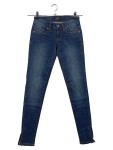 Vorschaubild 1 von Damen Skinny Jeans Blau W24/32/XXS Baumwolle Stretch Reißverschluss