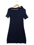 Vorschaubild 1 von Cocktailkleid Damen Gr. 40/L Blau Elegant Viskose Stretch