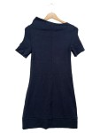 Vorschaubild 2 von Cocktailkleid Damen Gr. 40/L Blau Elegant Viskose Stretch