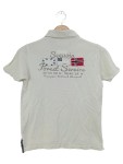Vorschaubild 2 von Kinder Poloshirt Gr. 140 Beige Logo Preppy Streetwear