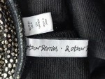 Vorschaubild 3 von & OTHER STORIES Damen festliches Kleid 34/XS Schwarz Glitzer Cut-Out Elegant
