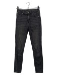 Vorschaubild 1 von Damen Jeans Slim Fit W24/L25 Schwarz High Waist Stretch Denim