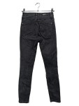 Vorschaubild 2 von Damen Jeans Slim Fit W24/L25 Schwarz High Waist Stretch Denim
