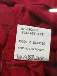 Vorschaubild 4 von Langarmshirt Damen Gr. 40/L Rot Viskose Elasthan Uni