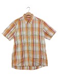 Vorschaubild 1 von Herren Freizeithemd Kariert Orange M/48 Kurzarm Baumwolle