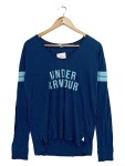 Vorschaubild 1 von Langarmshirt Damen 34/XS Blau Sportlich Logo Print Casual