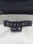 Vorschaubild 3 von Damen Pullover Grau Melierter Logo Print Baumwolle Gr. S