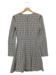 Vorschaubild 2 von Damen Businesskleid Gr. 40/M Grau Fischgrätenmuster Elegant