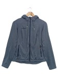 Vorschaubild 1 von Outdoorjacke Damen 34/XS Grau Sportlich Kapuze Reißverschluss