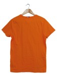 Vorschaubild 2 von T-Shirt Herren Gr. S Orange Logo-Print Baumwolle