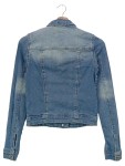 Vorschaubild 2 von Damen Jeansjacke Gr. 34/XS Blau Casual Streetwear Vintage