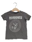 Vorschaubild 1 von Kinder T-Shirt Grau Gr. 86 Logo-Print Kurzarm Casual