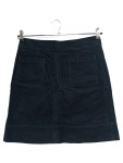 Vorschaubild 1 von Damen Bleistiftrock Gr. 38/M Blau Baumwolle Business Elegant