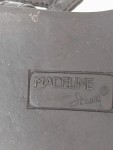 Vorschaubild 3 von MADELINE Damen Zehentrenner Gr. 38 Schwarz Elegant Vintage Sandalen Schleife