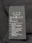 Vorschaubild 4 von Damen Freizeitkleid Gr. 34/XS Schwarz Minimalistisch Rippstrick Kurzarm
