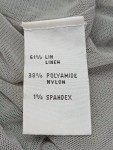 Vorschaubild 4 von Damen Freizeitkleid Gr. 38/M Grau Leinen Elegant Casual