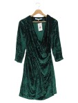 Vorschaubild 1 von & OTHER STORIES Wickelrock Damen 34/XS Grün Samt Maxirock Elegant