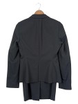 Vorschaubild 2 von Hugo Kostüm Rock Blazer Damen Gr. 36 Grau Wolle Business