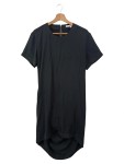 Vorschaubild 1 von Damen Freizeitkleid Gr. 40/L Schwarz Minimalistisch Polyester